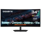 GIGABYTE｜ギガバイト ゲーミング液晶ディスプレイ(34型/ 曲面型/ VA/ UWQHD 3440×1440/ 200Hz/ 1ms/ HDR400/ HDMI2.0/ DP1.4)(ブラック) G34WQC2 返品種別A