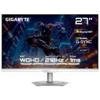 GIGABYTE 液晶ディスプレイ(27型/ IPS/ WQHD 2560×1440/ 200Hz/ 1ms/ HDR400/ HDMI2.0/ DP1.4/ USB TYPE-C)(ホワイト) M27Q2QDICE 返品種別A