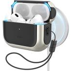 ESR AirPods Pro用ケース(チタニウム) ESR Orbit Hybrid HaloLock AirPods Pro & AirPods Pro 2 Titanium ESR602 返品種別B