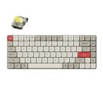 Keychron|キークロン K3 Max Retroカラー QMK ワイヤレス カスタム・メカニカルキーボード バナナ軸(英語配列) K3M-K4-US 返品種別A