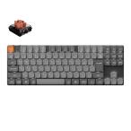 Keychron K1 Max QMK/ VIA ワイヤレス カスタム・メカニカルキーボード White LED 日本語配列・かな印字なし K1M-A6V-JIS 返品種別A