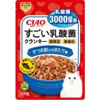CIAO すごい乳酸菌クランキー かつお節入り ほたて味 200g いなばペットフード 返品種別B