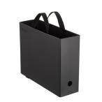 コクヨ すっきり収納できるキャリーボックス＜NEOS＞(ブラック) A4P-NELFM-D 返品種別A