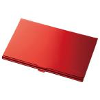 ナカバヤシ アルミカードケース SD1枚・microSD6枚収納(レッド) MCC-2203R 返品種別A