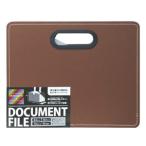 ナカバヤシ ドキュメントファイル横(ウォールナットブラウン) Nakabayashi DF-A401E-WB 返品種別A