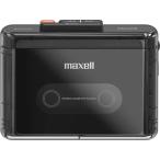 マクセル Bluetooth送信対応 ワイヤレスポータブルカセットプレーヤー(ブラック) maxell MXCP-P100BK 返品種別A