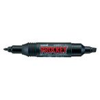 三菱鉛筆 プロッキー 細字丸芯+太字角芯(黒) PROCKET PM150TR.24 返品種別A
