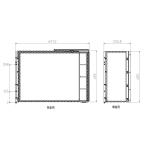三菱 三菱エアコン用室外機保護カバー MITSUBISHI MAC-761HK 返品種別A