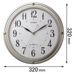 ショッピング電波時計 シチズン 電波掛け時計 8MY516-018 返品種別A