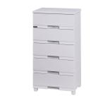 天馬 フィッツプラスプレミアム 5段(セラミックホワイト) 最大外寸(約)：幅55×奥行41×高さ105cm チェスト・タンス 完成品 FP5505/ WH(PREMIUM) 返品種別A