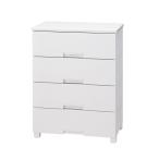 天馬 フィッツチェスト6504 4段(ホワイト) Fitsチェスト ベーシック FCH6504W 返品種別A