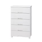 天馬 フィッツチェスト6505 5段(ホワイト) Fitsチェスト ベーシック FCH6505W 返品種別A