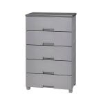 ショッピングチェスト 天馬 フィッツチェスト6505 5段(グレー) Fitsチェスト ベーシック FCH6505GR 返品種別A