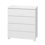 ショッピングチェスト 天馬 フィッツチェストフルフラット7504 4段(ホワイト) Fitsチェスト FCH-F7504W 返品種別A