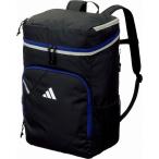 ショッピングアディダス リュックサック アディダス ボール用デイパック(ブラック×セミルーシドブルー・容量：30L)  返品種別A