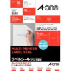 エーワン マルチプリンタラベル A4判 ノーカット 10シート A-one 31271 返品種別A
