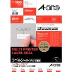 エーワン ラベルシール[プリンタ兼用]ハイグレードタイプ A4 95面 四辺余白付角丸 20シート入 A-one ホワイト A4判 95面 四辺余白付 角丸 75295 返品種別A