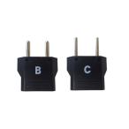 カシムラ 海外用変換プラグ B/ Cタイプセット Kashimura WP-9 返品種別A