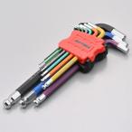 デイトナ マルチカラー 六角レンチセット インチサイズ DAYTONA 61388 返品種別B