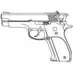  Marushin M39 W deep black ABS под дерево pra рукоятка ( комплект для сборки ) модель оружия возвращенный товар вид другой B