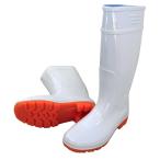 喜多 耐油ロング長靴(ホワイト 25.0) KITA KR970-WHT-25.0 返品種別B