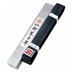 ショッピング九櫻 九櫻 柔道用 特製 黒朱子帯 (化粧箱入)(5.5号) ／3日〜8日で出荷／ 返品種別A