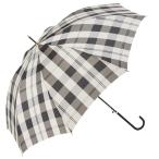 amusant sous la pluie(アミュゾンスーラプルイ) スリム 長傘 60cmBJ 耐風(ビッグチェックBE) MYTAIFU8SLIM2-1A-2Y 返品種別A
