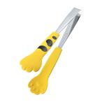 田辺金具 2525 でかにゃんこトング 12本入 黄たま 9505372 返品種別A