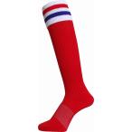 マイン RUGBY SOCKS(ホワイト×レッド) ソックス 25-27cm 返品種別A