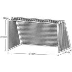 kaneya футзал сетка для ворот ( рука сетка для ворот размер )2 листов 1 комплект 4 угол глаз ( белый ) возвращенный товар вид другой A