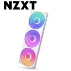 ショッピングファン NZXT 新機軸 PCケースファン シングルフレームファン F360 RGB CORE 360mm 2400RPM (ホワイト) RF-U36HF-W1 返品種別B
