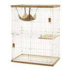 木製お掃除簡単キャットサークル S ライトブラウン リッチェル 返品種別A