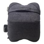 アテックス マッサージクッション(ブラック) ATEX Lourdes(ルルド) MASSAGE CUSHION CROSS GRANDE AX-HCL348 BK 返品種別A