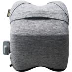 ショッピングルルド アテックス マッサージクッション(ライトグレー) ATEX Lourdes(ルルド) MASSAGE CUSHION CROSS GRANDE AX-HCL348 LG 返品種別A