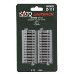 カトー (HO) 2-111 HOユニトラック 直線線路94mm(2本入) 返品種別B