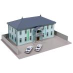 カトー (N) 23-460B 地方警察署(ライトグリーン・パトカー2台付) 返品種別B