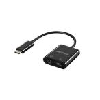  Buffalo Type-C to 3.5mm+PD подача тока аудио конверсионный адаптор ( черный ) BSMPCPD350BK возвращенный товар вид другой A