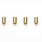 タミヤ 2段アルミローラー用5mmパイプ(4本)(AO.1023)ミニ四駆パーツ 返品種別B