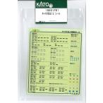 ホビーセンターカトー (N) 102017E1 キハ181系はくと シールAssyパーツ 返品種別B