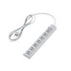 エレコム 2P OAタップ 一括スイッチ 7