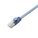  Elecom ушко поломка предотвращение Flat LAN кабель 1.0m( категория -6 соответствует * голубой ) LD-GFT/ BU10 возвращенный товар вид другой A
