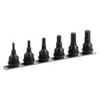 TONE インパクト用ヘキサゴンソケットセット(ホルダー付) 6pcs HAH406 返品種別B