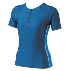 フットマーク 女子 スクール水着 半袖セパレーツ上(ブルー・サイズ：S) ／お届け：約2週間／ 返品種別B