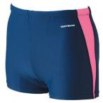 フットマーク 男子 スクール水着 アクアライン トランクス(ピンク・サイズ：M) ／お届け：約2週間／ 返品種別B