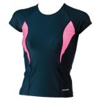 フットマーク 女子 スクール水着 ラインセパレーツ上(ピンク・サイズ：S)  返品種別B