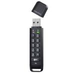 アイ・オー・データ機器|I-O DATA USB 3.2 Gen 1(USB 3.0)対応 パスワードボタン付き セキュリティUSBメモリー 8G ED-HB3/ 8G 返品種別B