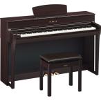 ヤマハ 電子ピアノ(ニューダークローズウッド調)(高低自在椅子＆ヘッドホン＆ソングブック付き) YAMAHA Clavinova(クラビノーバ) CLP-735-R 返品種別A