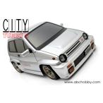 ABCホビー (再生産)1/ 10 電動RCシャーシ組立済みキット ガンベイド Honda・シティ TURBO II キット(25602)ラジコン 返品種別B