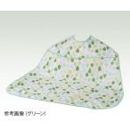 竹虎 食事用エプロン ソフラピレン (R) しずく 102252 ポケット付き グリーン 8-9611-03 返品種別A