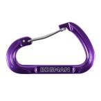 BIGMAN(ビッグマン) CARABINER 46×75×10mm オフセットD型 パープル #059580 返品種別B